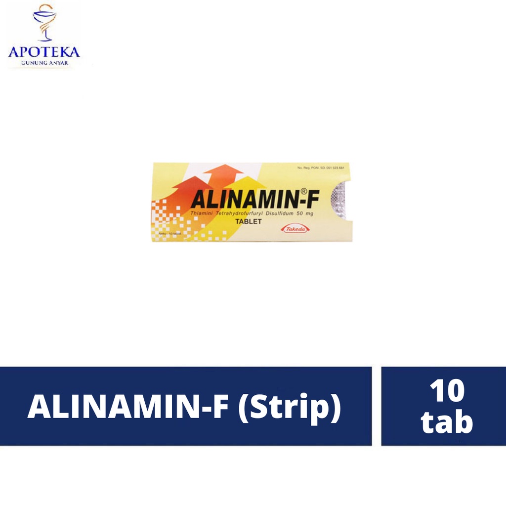 ALINAMIN-F TABLET / STRIP isi 10 TABLET