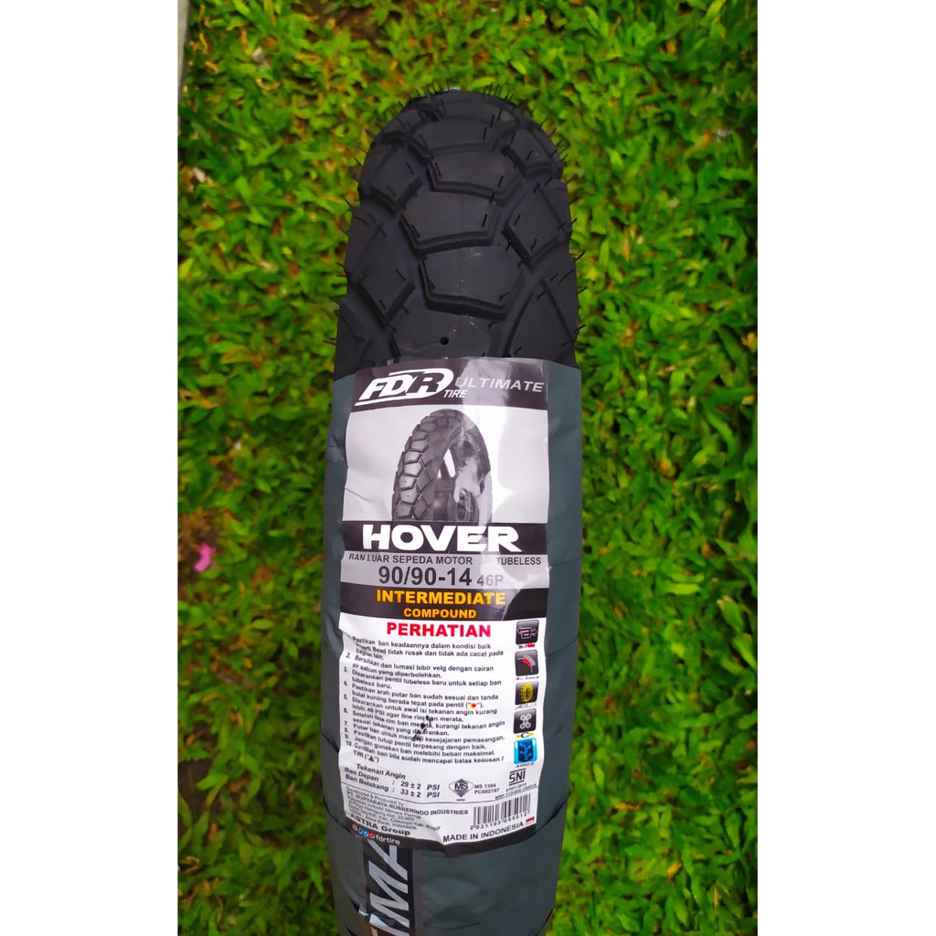 Ban Luar FDR 90 90-14 Hover HOVER Ban Tubeless Motor Scoopy Vario Beat Ring 14