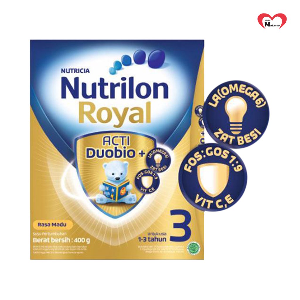 Nutrilon Royal 3 Vanila / Madu 400gr / Toko Makmur Online