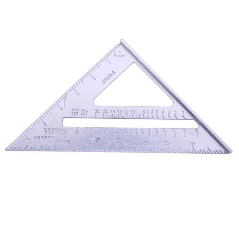 Penggaris Siku Mistar Triangle Ruler Aluminium VK18