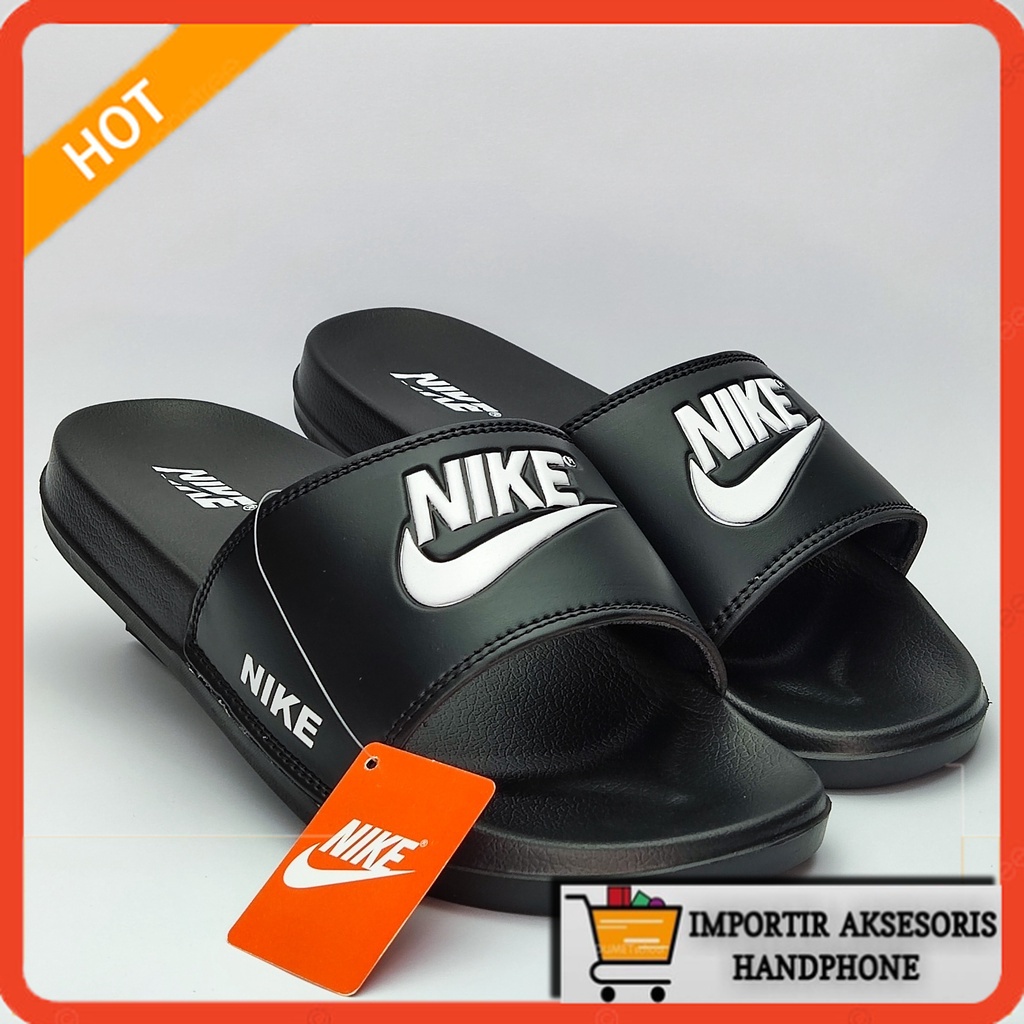 KWALITAS PREMIUM Sandal NIKE - Sendal Slop Selop Slip On Slide - Pria Wanita Cowok Cewek Laki Laki Unisex