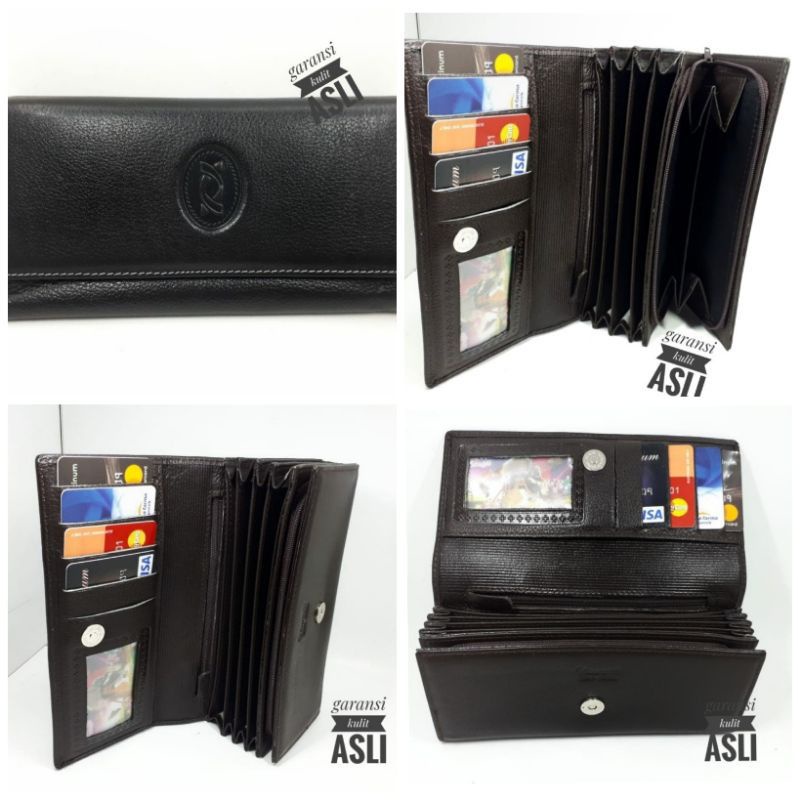 Dompet wanita model kipas kulit asli 100%