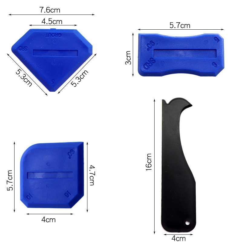 1 Set Pembersih Lem Cape Silikon Sealant Tool Scraper 35 in 1 -2T18