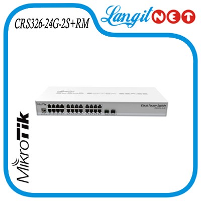 MIKROTIK CRS326-24G-2S+RM CLOUD ROUTER SWITCH