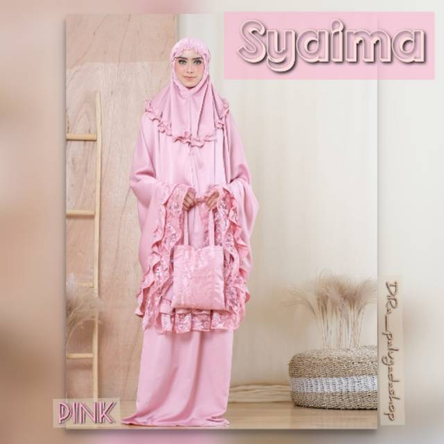 Mukena Syaima Series Freegift  Masker Dhikr