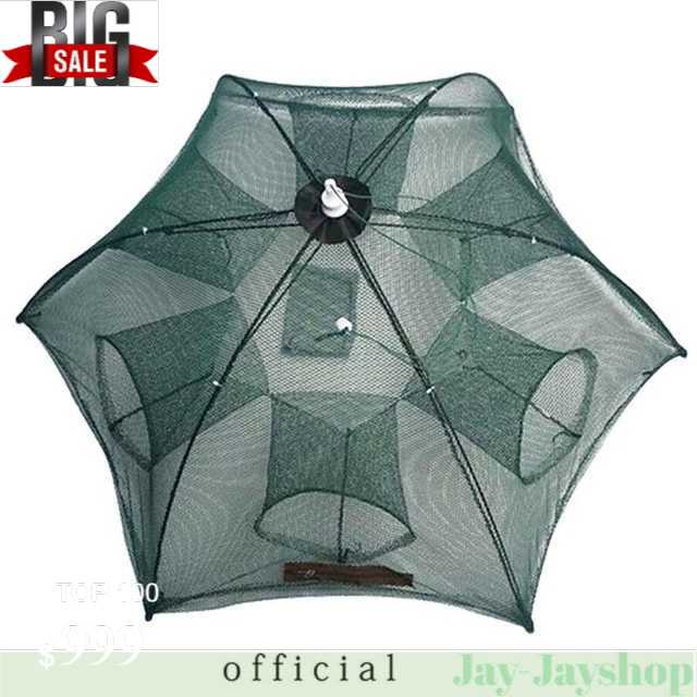 Jaring Pancing Ikan Hexagonal 6 Hole Fishing Net Trap Cage - H14572