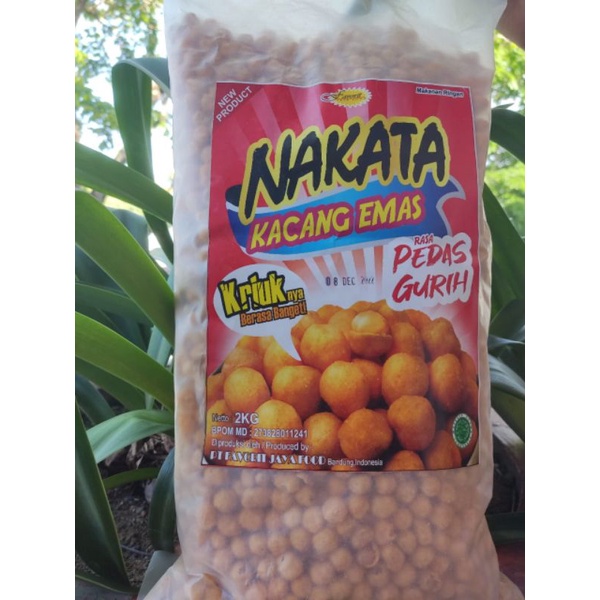 

snack kiloan nakata kacang rasa pedas gurih