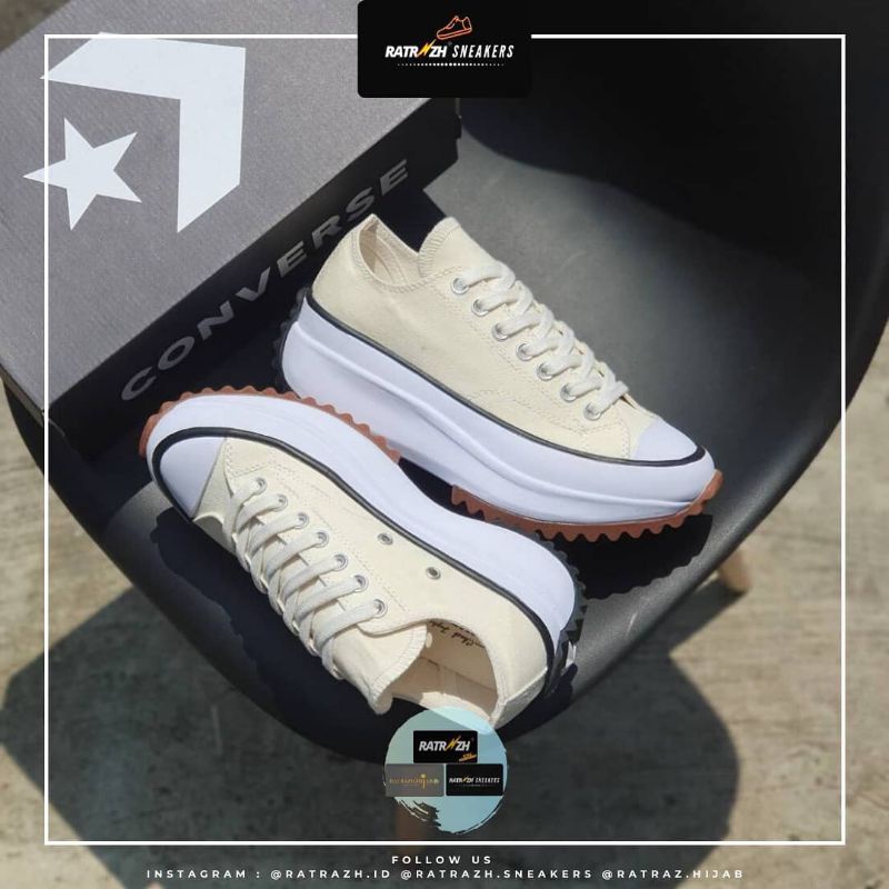 CONVERSE RUN STAR HIKE LOW WHITE BEIGE