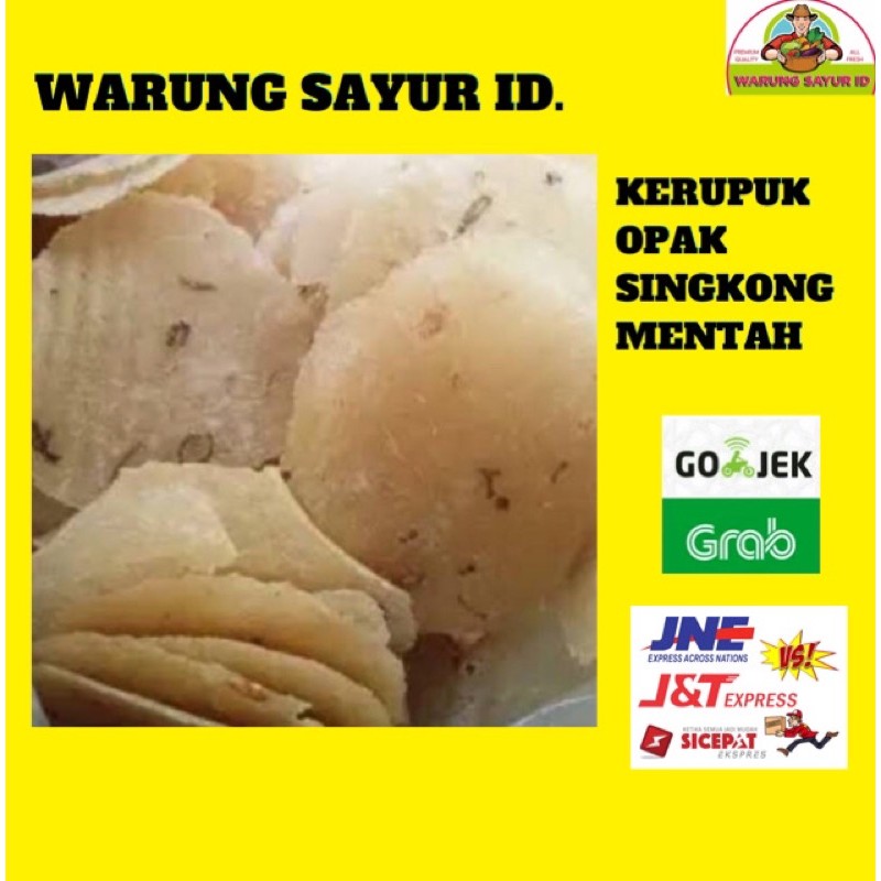 

KERUPUK OPAK SINGKONG UKURAN BESAR 250 GRAM