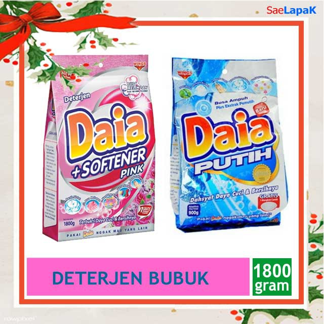 Deterjen bubuk Daia 1,8 kg