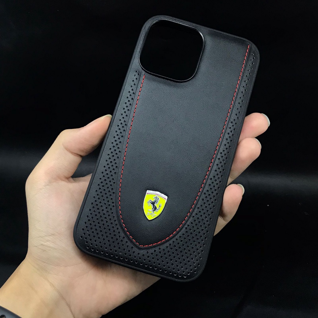 PREMIUM CASE SCUDERIA FERRARI LTR STC LN IPHONE 13 PRO MAX BLACK-PREMIUM