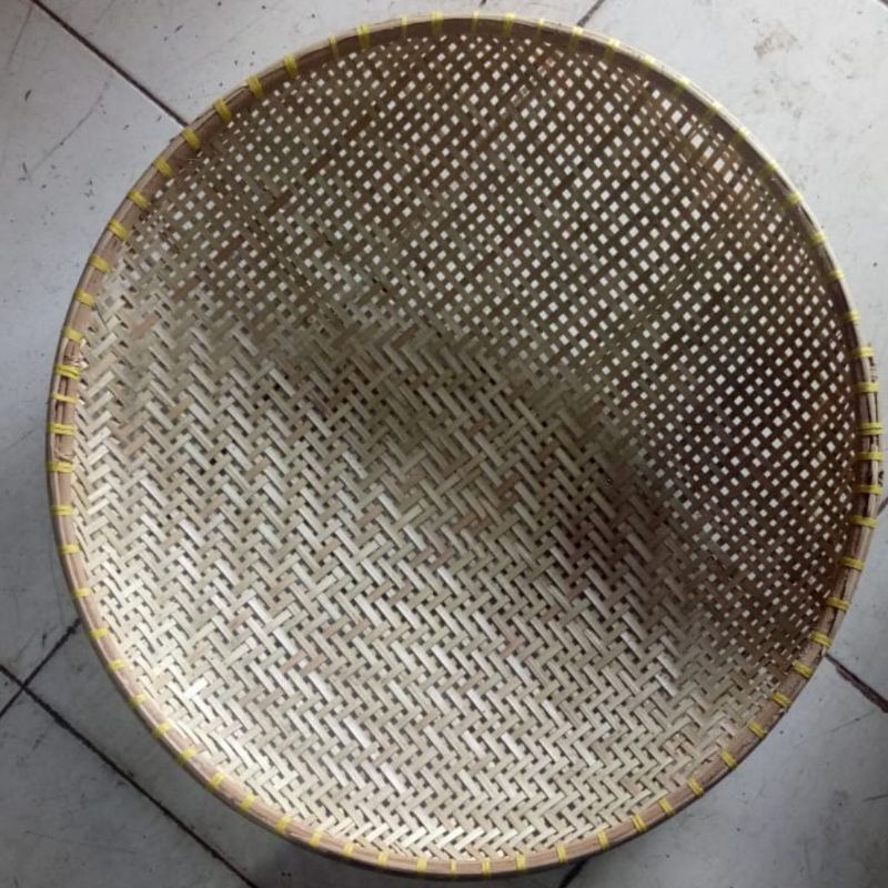 ayakan,alat,tradisional,anyaman,bambu