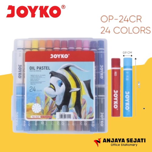 

Oil Pastel | Crayon Joyko 24 Warna