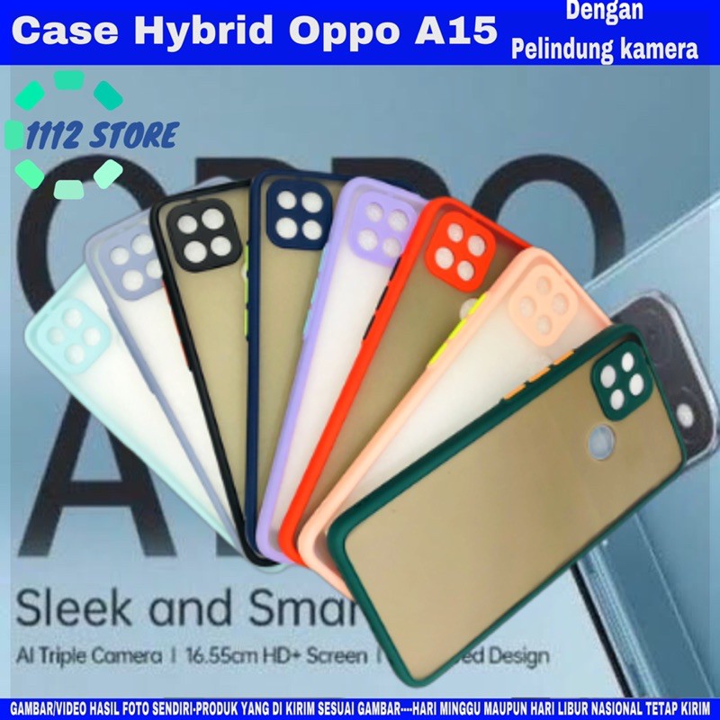 case Oppo A15 -Case oppo a15s -silikon Oppo A15 / oppo a15s- hardcase Oppo A15/a15s pelindung kamera