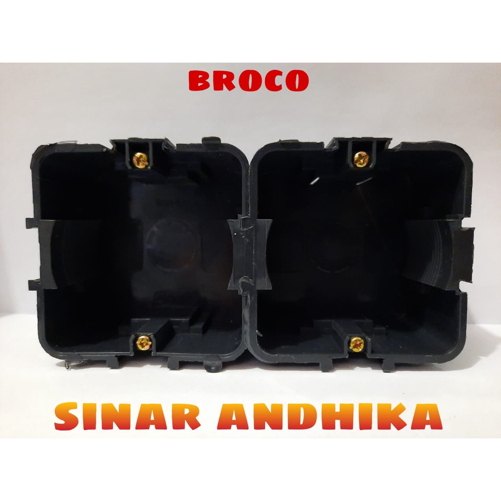 INBOW DUS / BOX DOUBLE HITAM BROCO B101-53