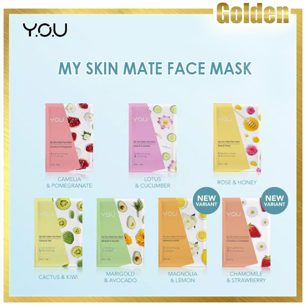 YOU My Skin Matte Face Mask [Melembabkan dan menutrisi Wajah] Original