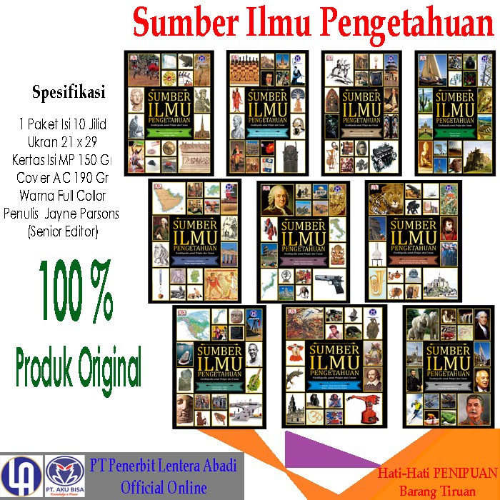 Sumber Ilmu Pengetahuan - 1 Paket Isi 10 Jilid