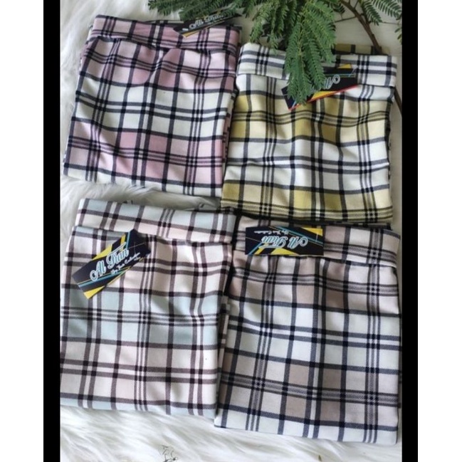 ROK SPAN KNITTED rok tartan panjang span rok kotak kotak panjang span rok kekinian panjang fashion muslim rok kekinian remaja rok kekinian wanita rok span panjang rok gaul cewek keren rok gaul wanita panjang rok terbaru wanita-Putih beby terry