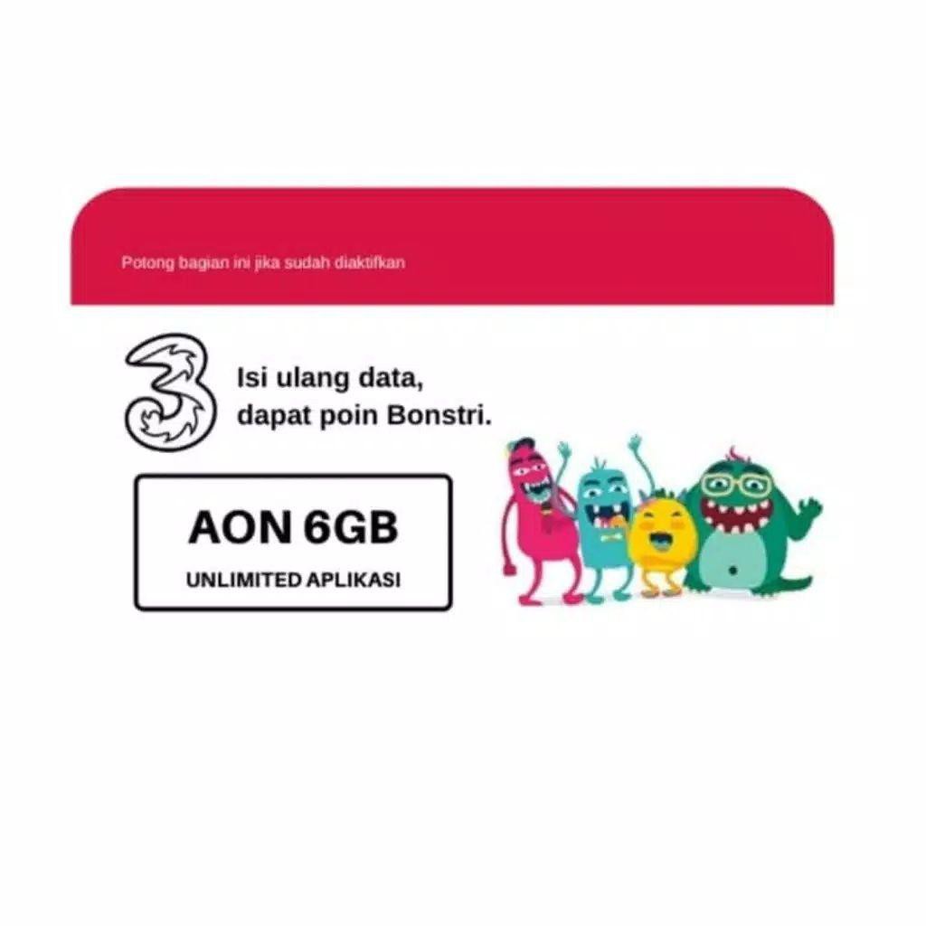 VOUCHER TRI AON 6GB