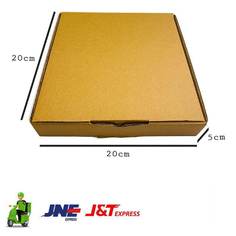 Kardus DieCut 20x20x5CM Kotak Hampers Box Die Cut Gift Box Corrugated Box Kotak Hampers Box Hampers