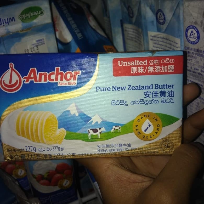 

Anchor Butter Pat Unsalted 227gr