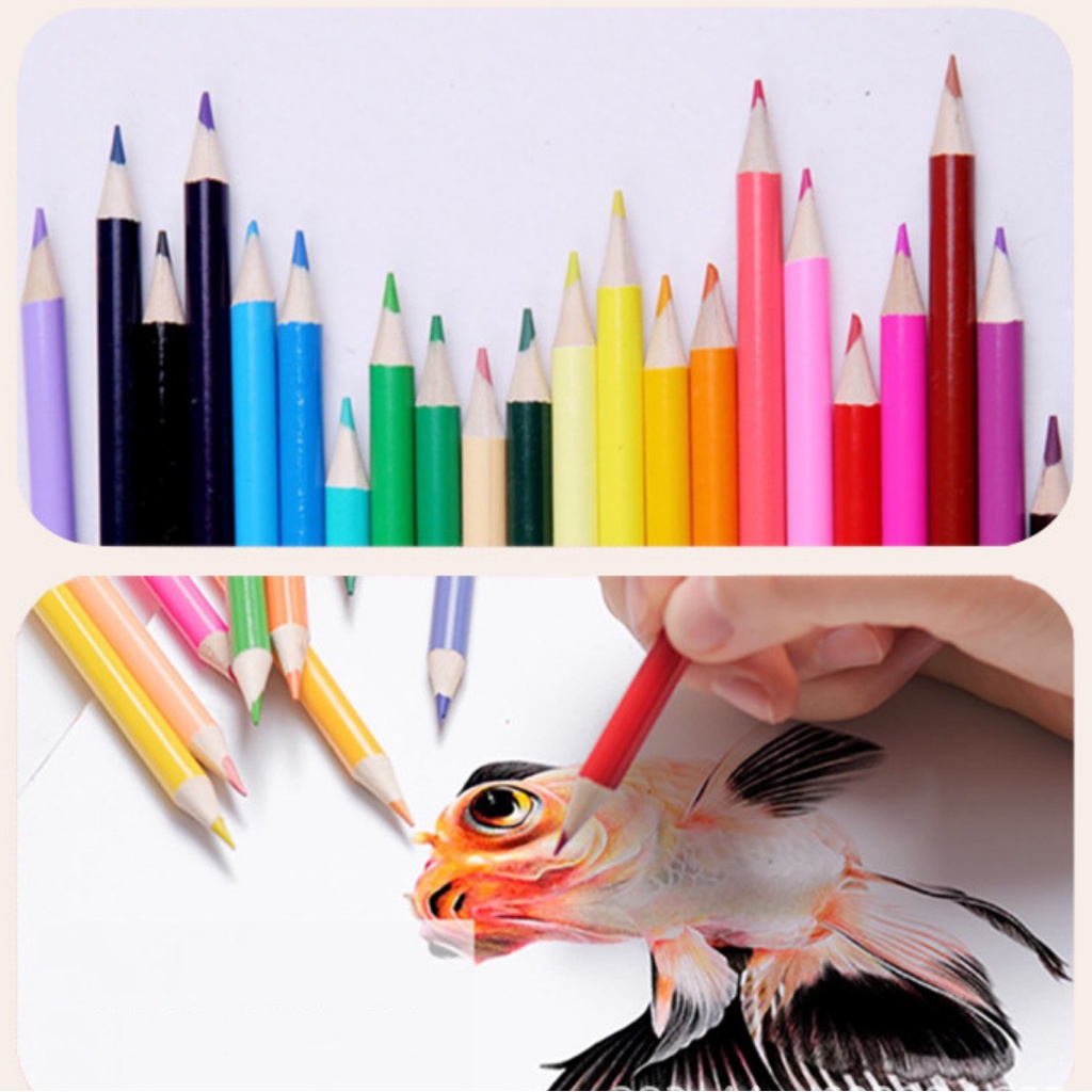 Alat Lukis Set Lengkap Krayon Pensil Warna 150PCS Crayon Set Menggambar Mewarnai Melukis Anak