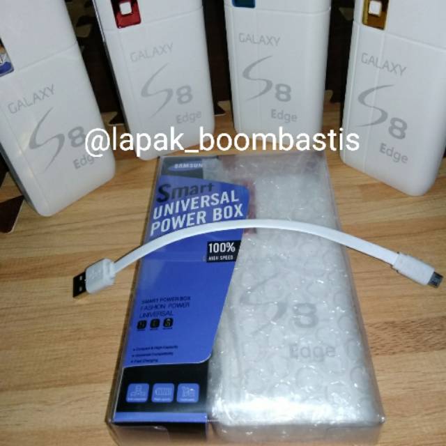 Powerbank Samsung S8 Edge Kapasitas 199.000 MAH - Powerbox Samsung S8 Edge Universal