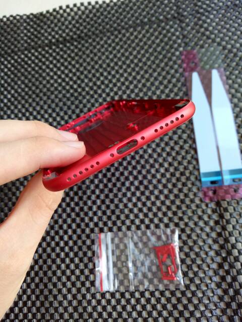 CASING/HOUSING IPONE 6S (4.7) MODEL IPONE 7 -RED EDITION