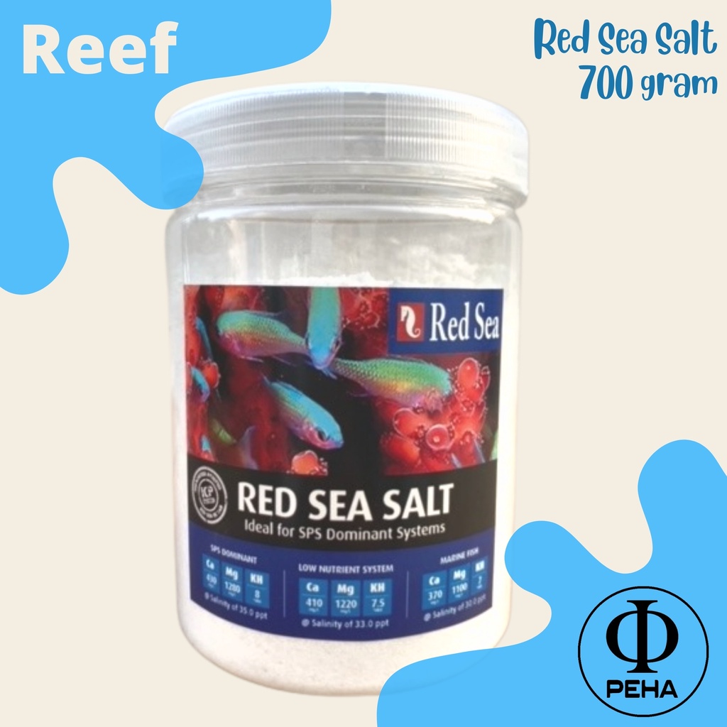 Red Sea Salt Garam Laut Garam RedSea 700 gram - ASW Salt Mix - Garam Aquarium Air Laut