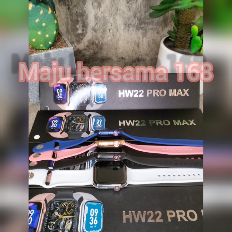 SMARTWATCH APPLE IWO HW 22 PRO MAX SERIES TERBARU PALING LENGKAP TAHAN AIR BISA DI BAWA BERENANG