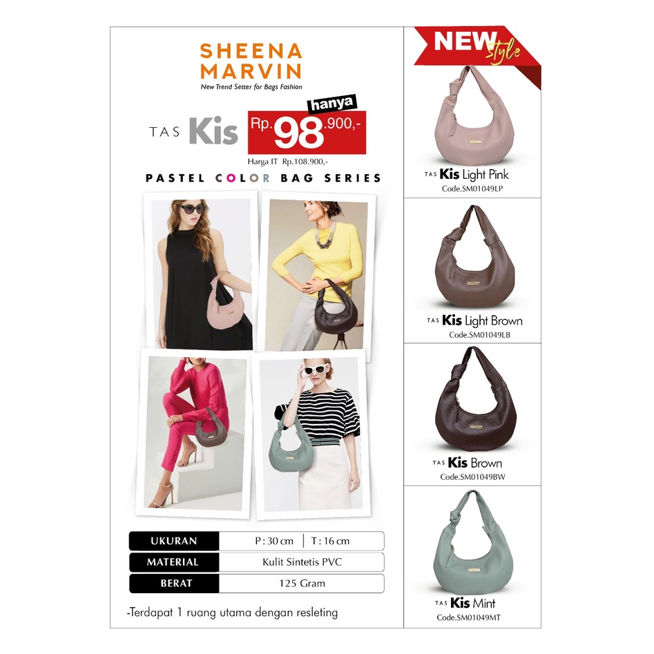 Tas Kis Hand Bag Sheena Marvin