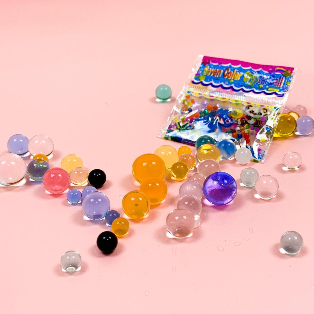 Mainan Water Beads Hidrogel Media Tanam Tumbuhan / Bolo Bolo Warna Warni