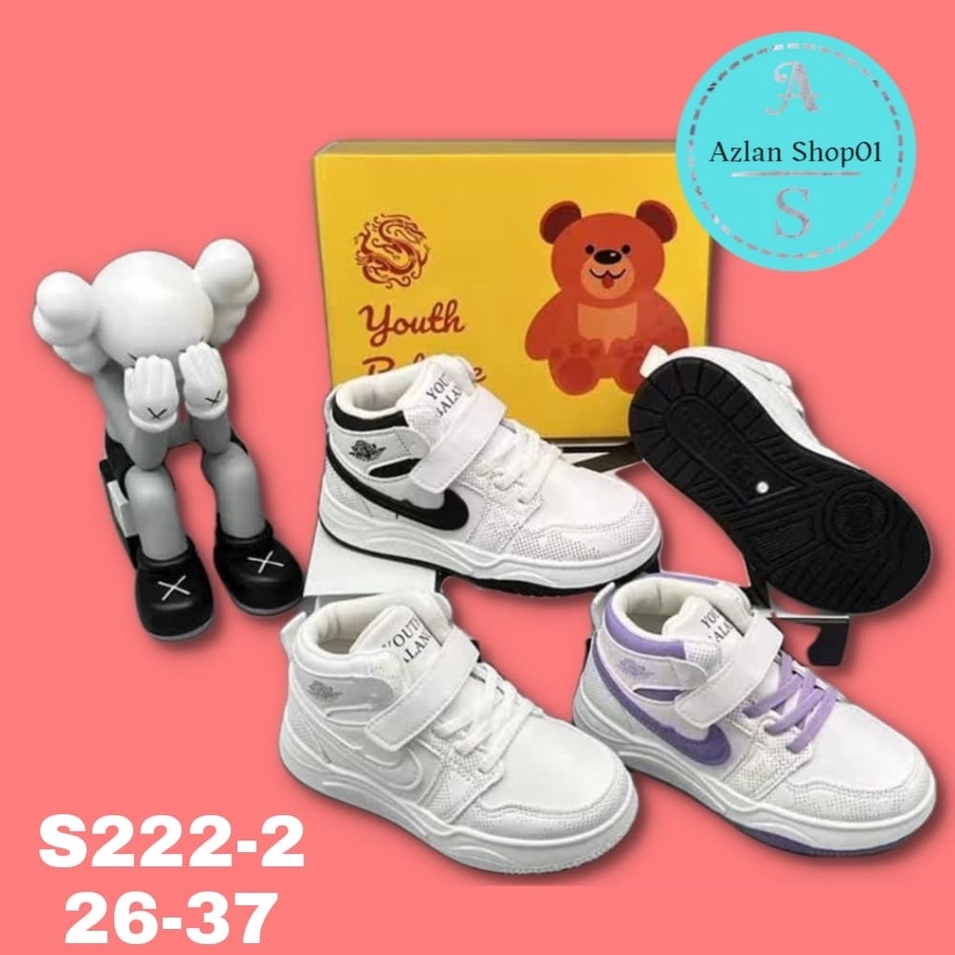 Sepatu import Anak Youth Balance S222-2 Size 26 - 37/Sepatu sekolah Anak/Sepatu senaker Anak Laki-Laki dan Perempuan