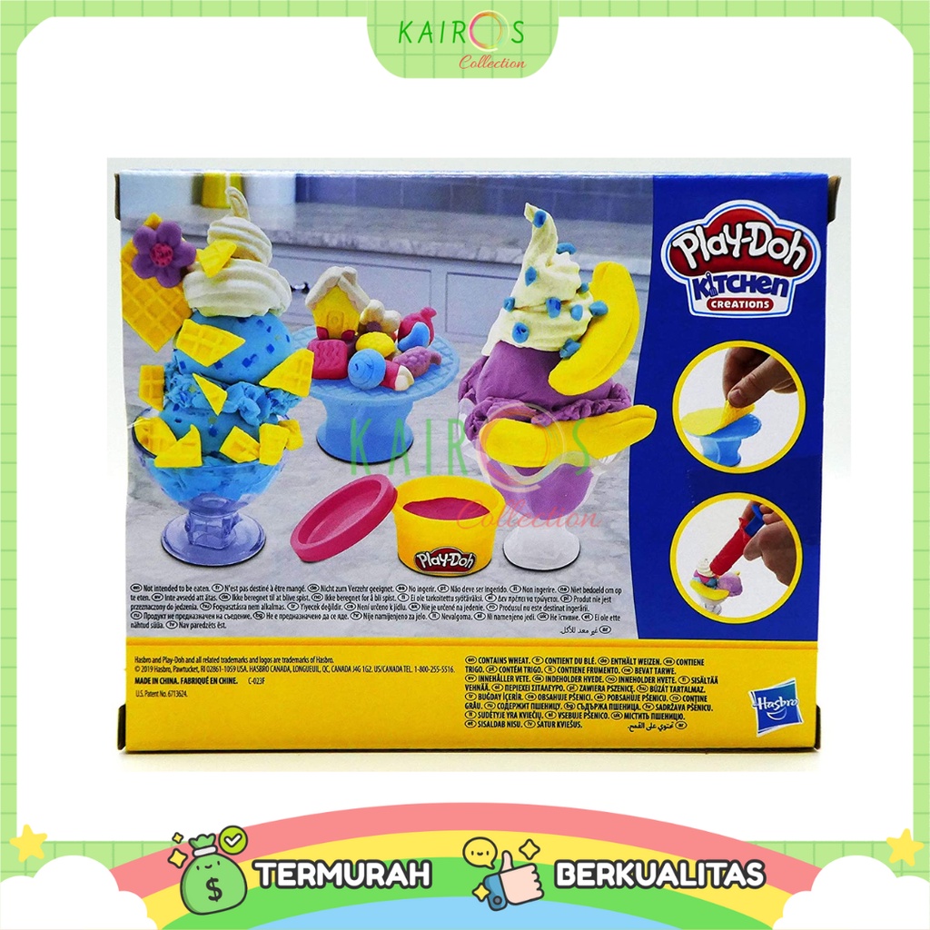 Playdoh Kitchen Creations Scoops n Sundaes Set