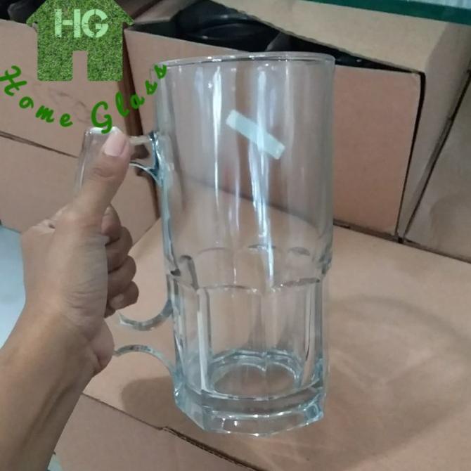 best seller] GELAS JUMBO BESAR GELAS TEH SUPER JUMBO GELAS MURAH GELAS KACA