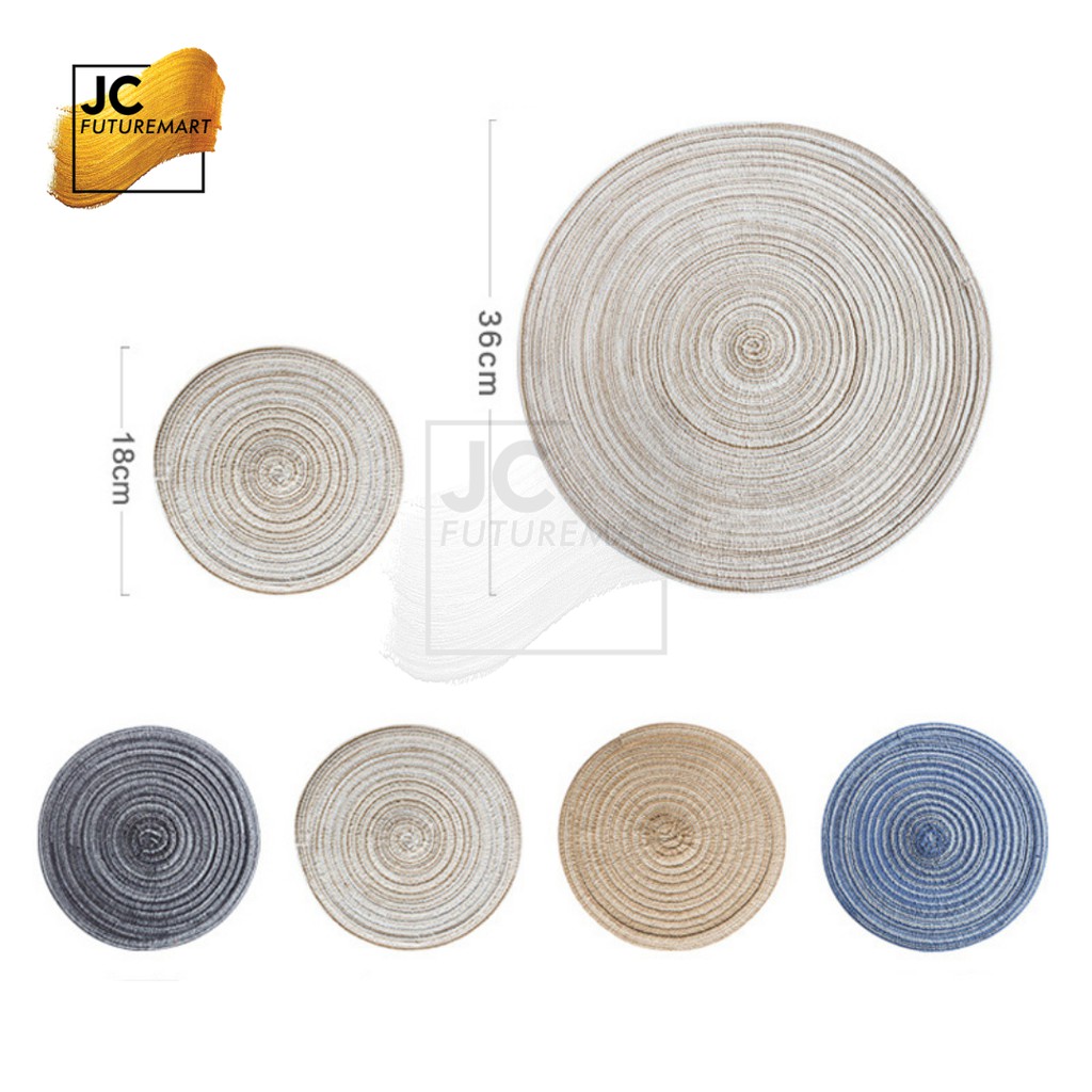 TATAKAN PIRING GELAS | TABLE MAT ROUND NORDIC SCANDINAVIAN