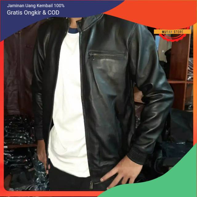 Jaket Pria Jaket Aril Bomber Elegant Brownie ARL 033 SilverstoNE RFLA Ariel NOah 90