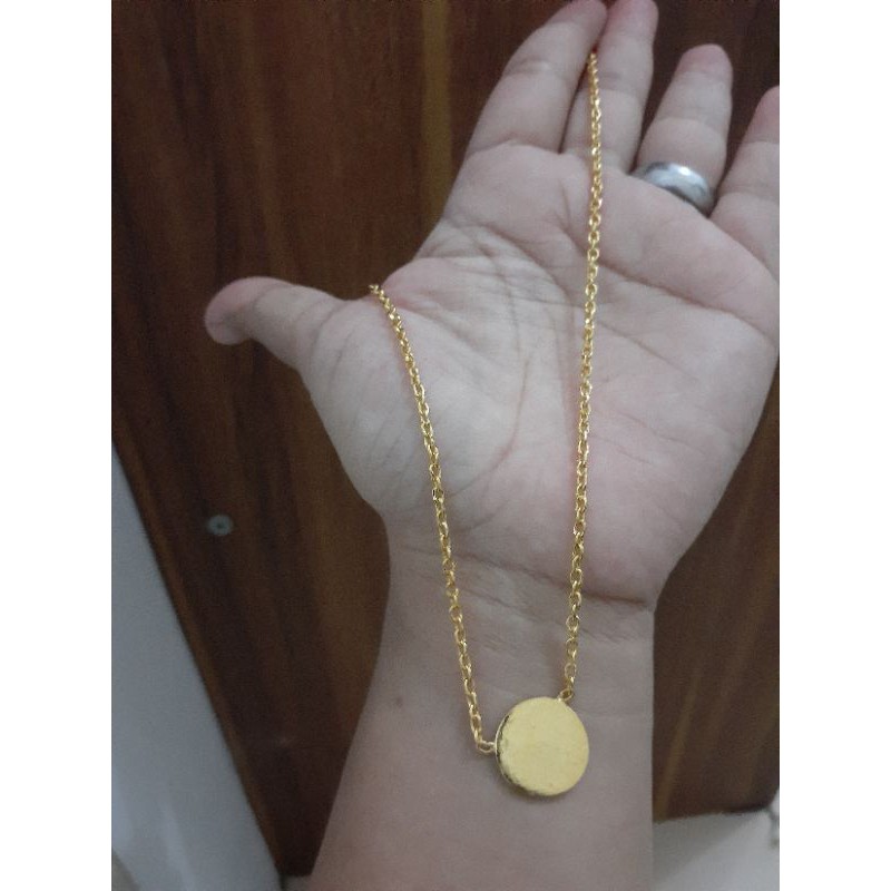 KALUNG PERAK SEPUH EMAS KOIN