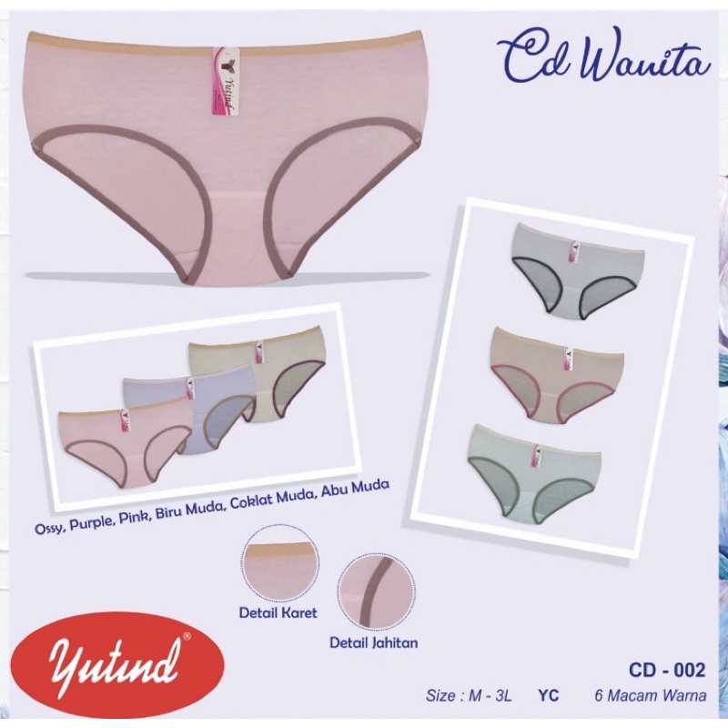 YUTIND | KATUN MISTI celana dalam wanita YUTIND warna gelap 021