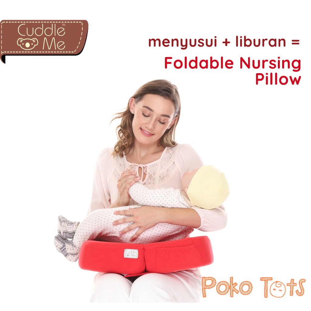 CuddleMe Foldable Nursing Pillow Bantal Menyusui Tahan Air Cuddle Me