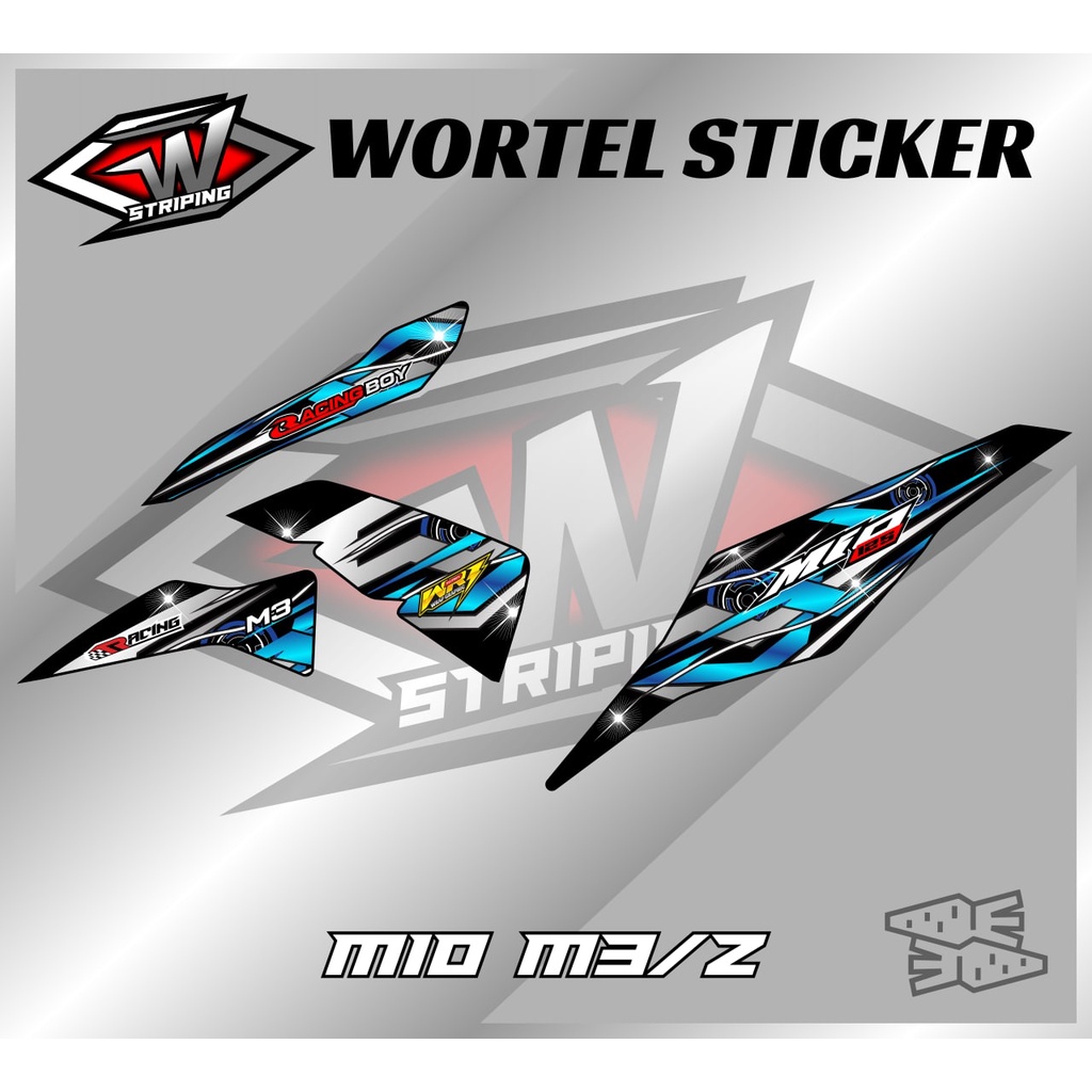 Striping Mio M3-Stiker Lis Decal Hologram Motor Mio M3/Mio Z Racing Keren