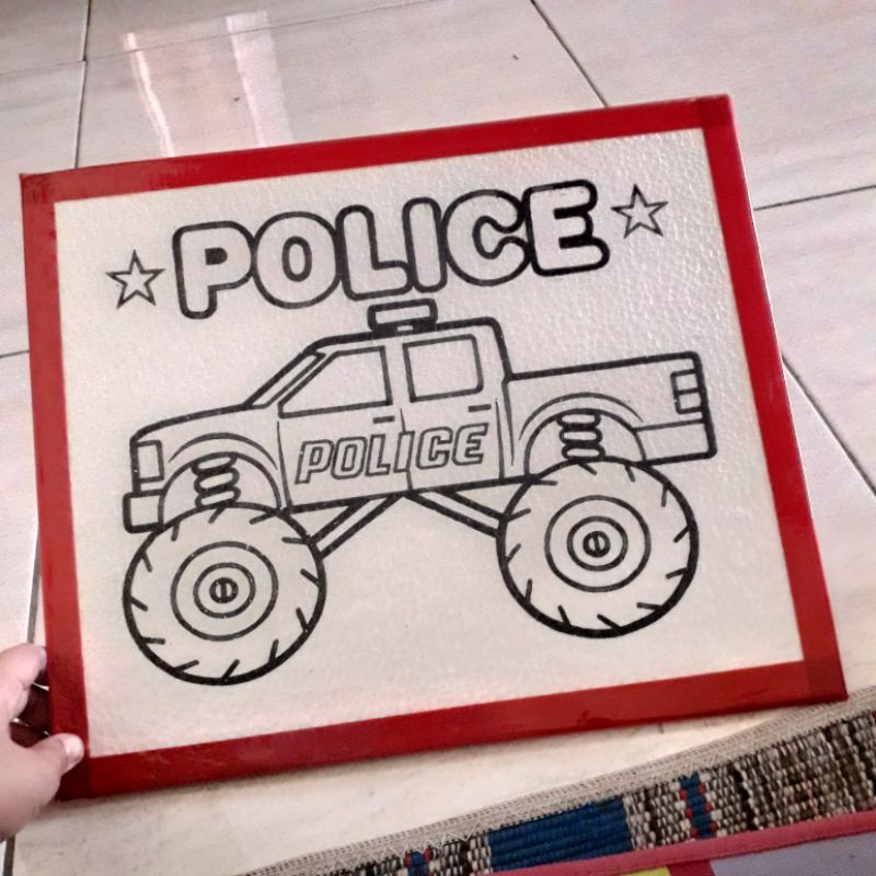 

styrofoam lukis anak