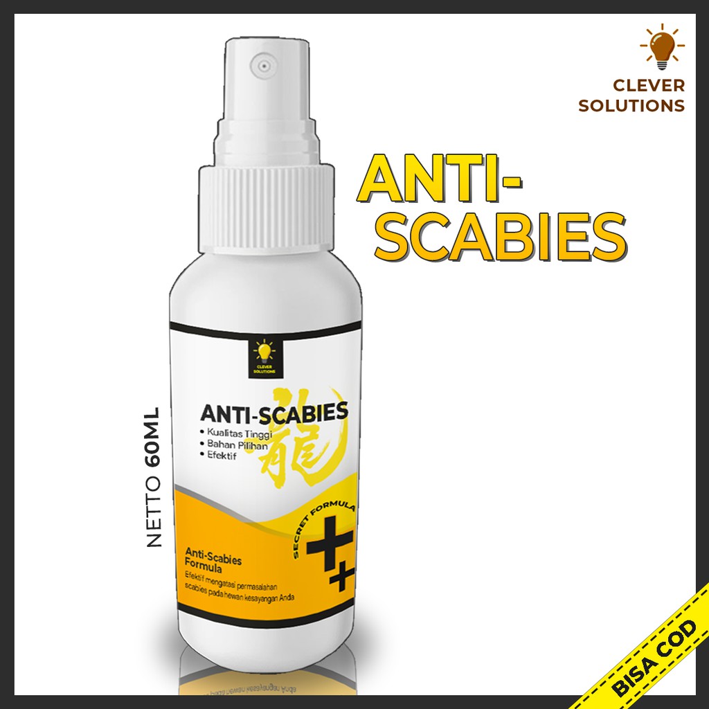 Obat Jamur Kucing Scabies Demodex Impetigo Jamur Kutu Parasit Cacing Hati Gatal Kulit ANTI SCABIES Image 3