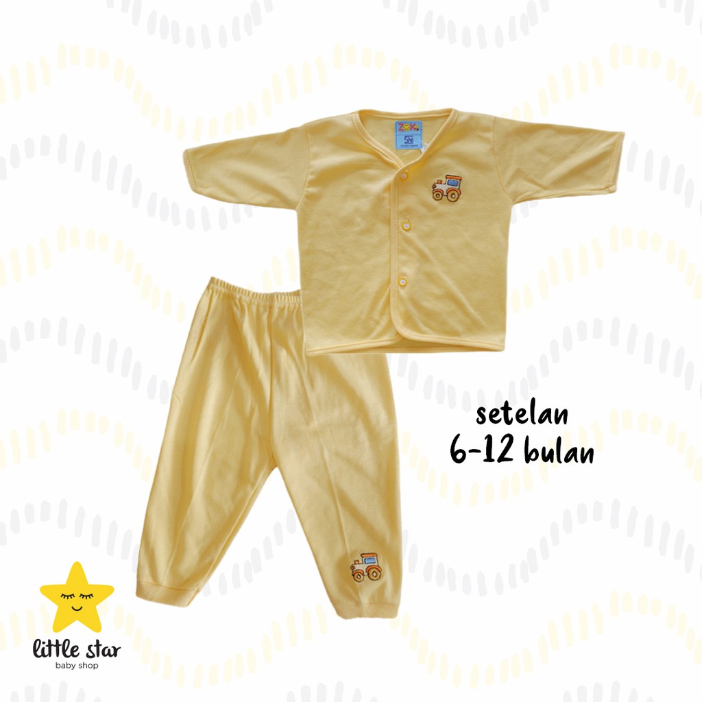 Zoko Piyama Anak Bayi | Set Setelan Baju Tidur Anak Bayi Cewek Cowok