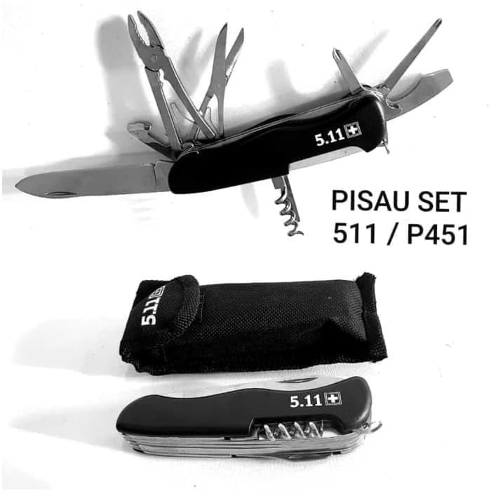 Palinglaris Pisau Lipat Set Tool Set Lipat 511 / 5.11 Full Metal Chyols