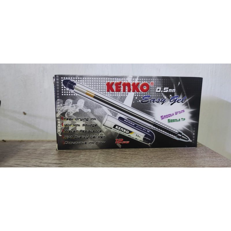 

(1 Pcs) Pulpen kenko Easy Gel 0.5mm / Pen Gel Kenko