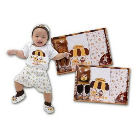 BABY SET GIFT KIDDY SET COKLAT | Kiddy Baby Set | PAKET PERLENGKAPAN BAYI TERLENGKAP