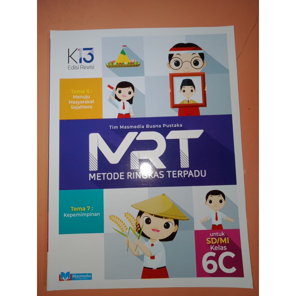 Buku MRT Kelas 6 Seri 6C / Masmedia/ MRT 6C