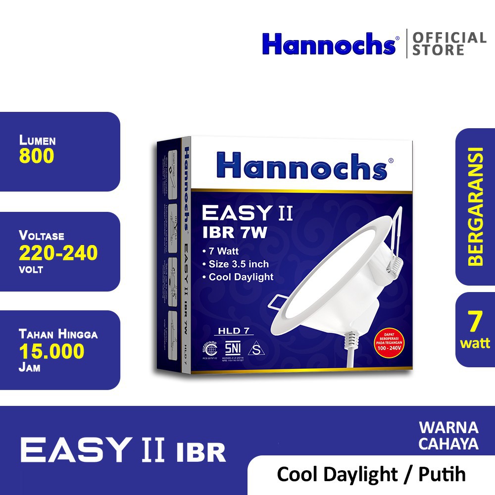 Lampu Downlight LED Hannochs Easy II IBR 7W