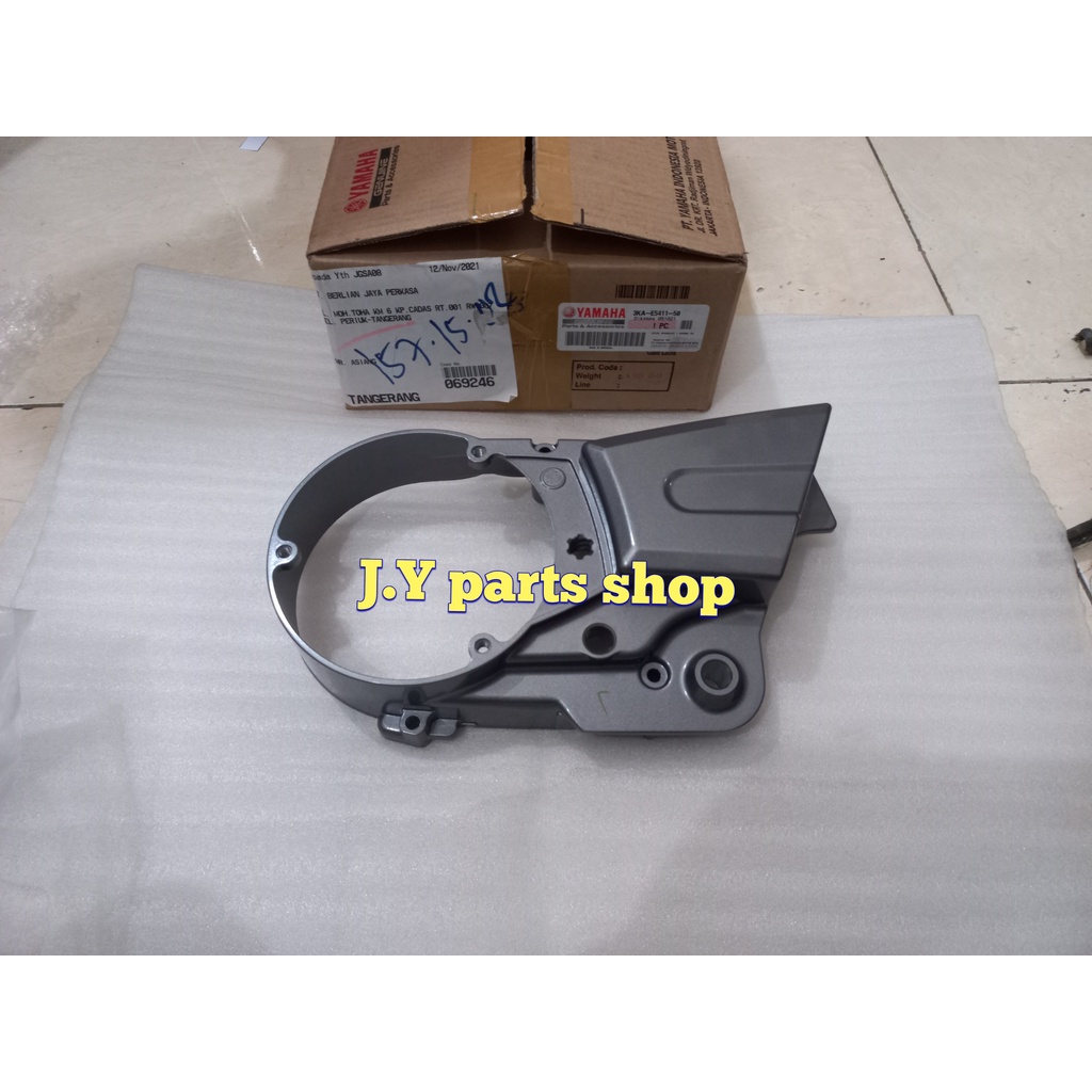 cover crankcase blok magnet kiri rxking rx king new 2007-2008 original ygp 3KA-E5411-50